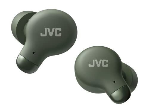 JVC HA-Z250T-G True Wireless Kopfhörer mit aktiver Geräuschunterdrückung, weiche & komfortable Memory Foam Ohrstöpsel, 3 Klangmodi, BT 5.3, 28 Std. Akkulaufzeit, grün von JVC