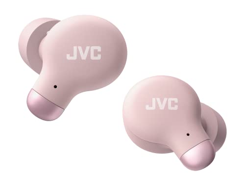 JVC HA-Z250T-P True Wireless Kopfhörer mit aktiver Geräuschunterdrückung, weiche & komfortable Memory Foam Ohrstöpsel, 3 Klangmodi, BT 5.3, 28 Std. Akkulaufzeit, pink von JVC