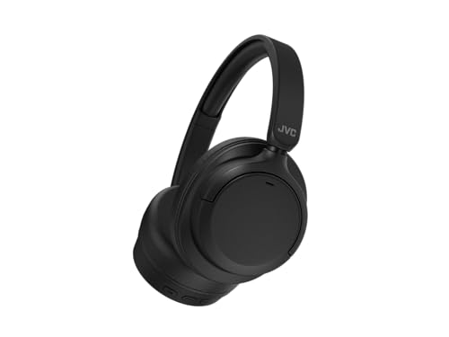 JVC HA-Z76N-B - Bluetooth Around-Ear Kopfhörer mit Noise Cancelling, BT 5.3, 50 Stunden Akkulaufzeit, kompatibel mit Sprachassistenten, beidseitig klappbare Ohrmuscheln, Schwarz von JVC