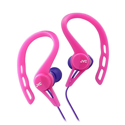 JVC HAECX20P Sport Clip Innenohr-Kopfhörer pink von JVC
