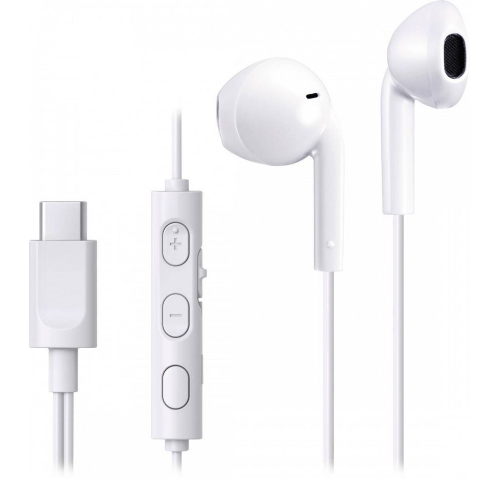 JVC JVC HA-FR 17 USB-C Weiss In-Ear-Kopfhörer. Elektro-Kabel, USB-C, In-Ohr-Kopfhörer (Earbuds), IPX2 Schutz gegen Spritzwasser von JVC