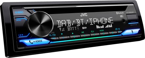 JVC KD-DB922BT CD-Autoradio mit DAB+ & Bluetooth Freisprecheinrichtung (USB, AUX-In, 3 x Pre-Out 2,5V, Amazon Alexa, Soundprozessor, 4x50 W, VAR. Beleuchtung) von JVC