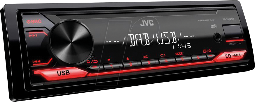 JVC KD-X182DB - DMR mit DAB+ Autoradio und USB + Soundprozessor von JVC