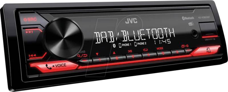 JVC KD-X282DBT - DAB+ Autoradio mit USB, Bluetooth und Sound- DSP von JVC