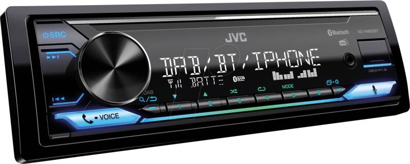 JVC KD-X482DBT - DAB+ Autoradio mit USB, Bluetooth und Vario Colour von JVC