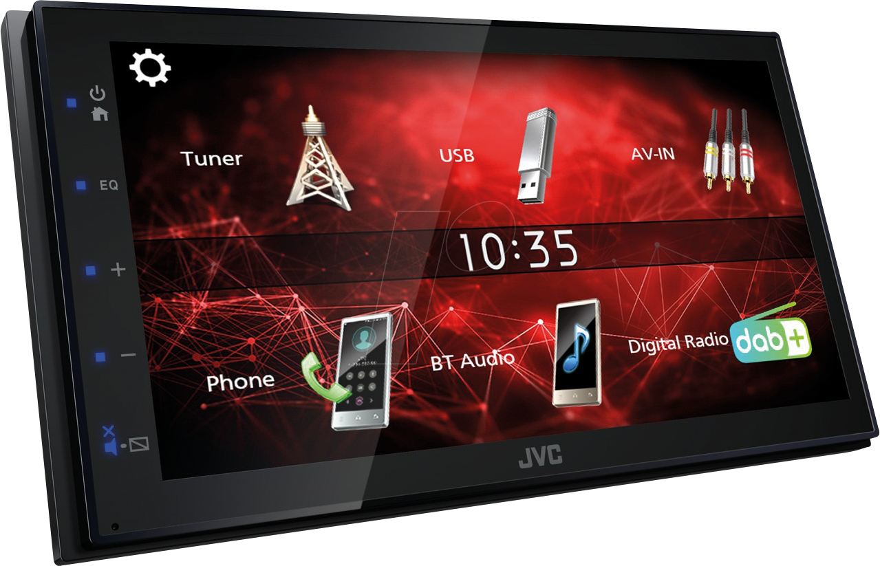 JVC KW-M27DBT - Multimedia-Receiver mit DAB+, 6,8'', Touch, USB, BT von JVC
