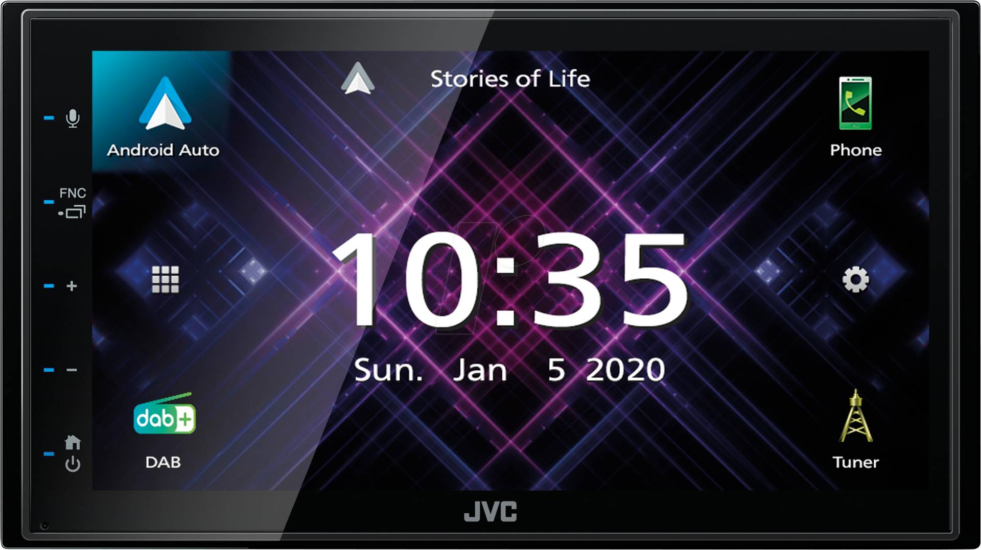 JVC KW-M565DBT - Autoradio, 2-DIN,  CD, DAB+, LCD, AndroidAuto/AppleCarplay, 45 W von JVC