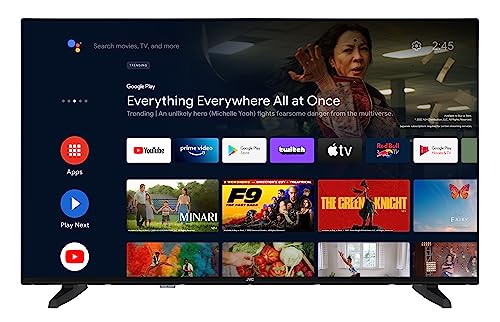 JVC LT-43VA3355 43 Zoll Fernseher/Android Smart TV (4K Ultra HD, HDR Dolby Vision, Triple-Tuner, Bluetooth, Dolby Atmos) [2023], Schwarz von JVC