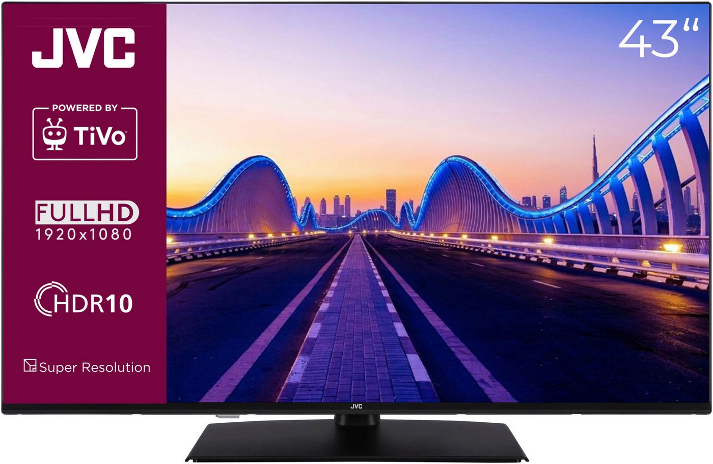 JVC LT-43VF5355 LED-Fernseher (108 cm/43 Zoll, Full HD, Smart-TV) von JVC