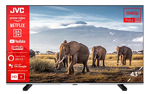 JVC LT-43VFE5155 43 Zoll Fernseher/Smart TV (Full HD, HDR, Triple-Tuner) - Inkl. 6 Monate HD+, Schwarz von JVC