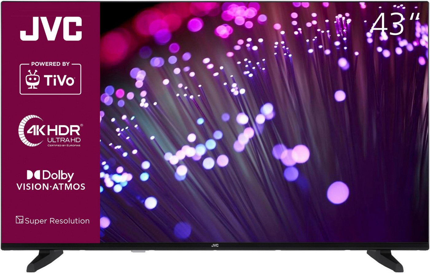 JVC LT-43VU3455 LED-Fernseher (108 cm/43 Zoll, 4K Ultra HD, Smart-TV) von JVC
