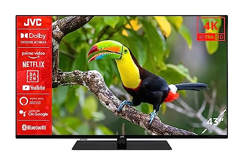 JVC LT-43VU6355 43 Zoll Fernseher / Smart TV (4K Ultra HD, HDR Dolby Vision, Triple-Tuner, Bluetooth, Dolby Atmos) [2023] von JVC