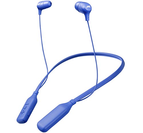 JVC Marshmallow kabelloser Bluetooth-Kopfhörer mit Nackenbügel – Blau von JVC