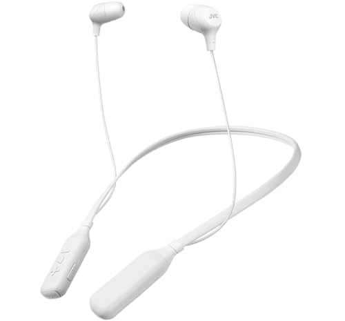 JVC Marshmallow kabelloser Bluetooth-Kopfhörer mit Nackenbügel – Weiß von JVC