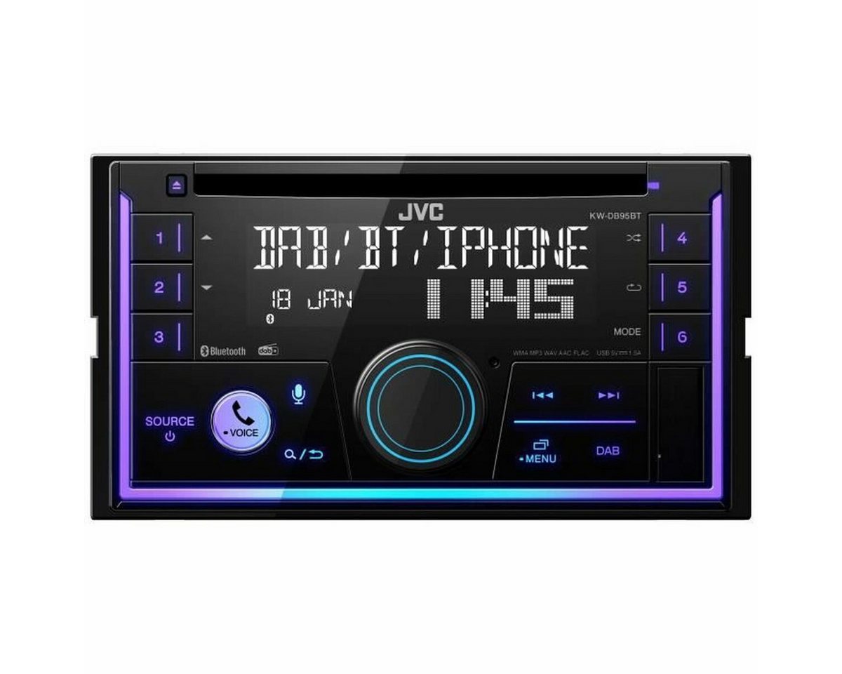 JVC Radio (Radio mit CD fürs Auto JVC KD-X482DBT Schwarz) von JVC