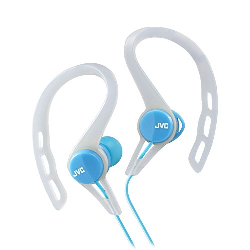 JVC leichter tragbarer On-Ear-Kopfhörer mit Fernbedienung und Mikrofon – Blau von JVC