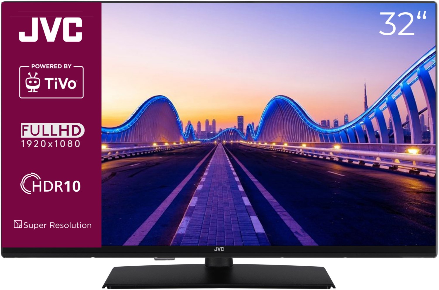 LT-32VF5355 80 cm (32") LCD-TV mit LED-Technik schwarz / E von JVC
