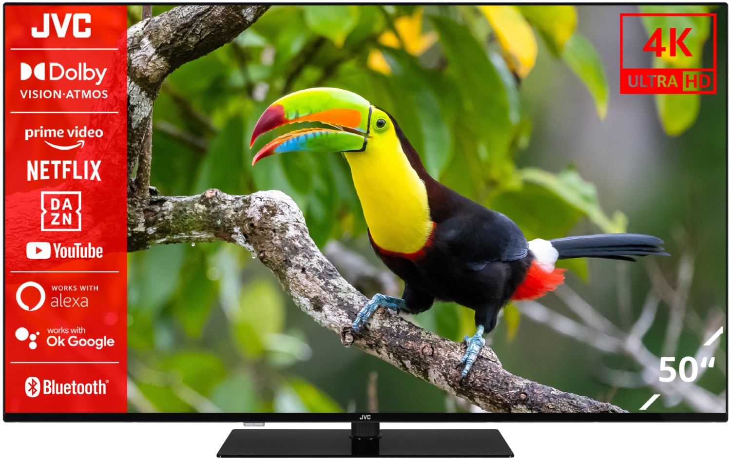 LT-50VU6355 126 cm (50") LCD-TV mit LED-Technik schwarz / F von JVC