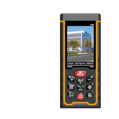 Handheld-GPS für die Vermessung Entfernungsmesser, Maßband, Digitalkamera-Funktion, Entfernungsmesser, Maßband, Winkel, Entfernungsmesser, Messwerkzeug(80m) von JVDDI
