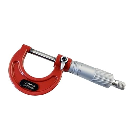 Mikrometer 0-25/25-50/50-75/75-100 mm 0-1/1-2/2-3/3-4/Zoll 0,01 mm MikrometerAußenmikrometer Messmikrometer(0-1inch) von JVDDI