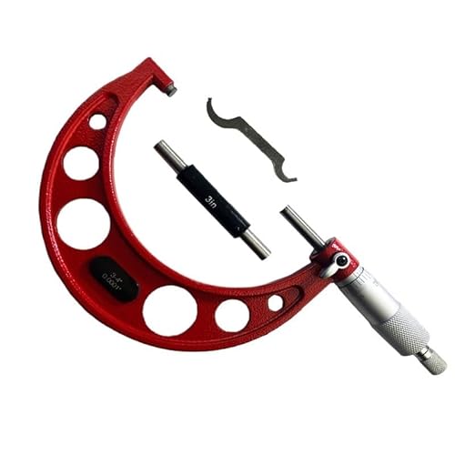 Mikrometer 0-25/25-50/50-75/75-100 mm 0-1/1-2/2-3/3-4/Zoll 0,01 mm MikrometerAußenmikrometer Messmikrometer(3-4inch) von JVDDI