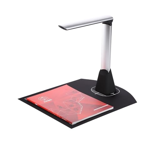 Tragbarer Dokumentenscanner BK34 Dokumentenkamera-Scanner, 5-Megapixel-HD-Kamera im A4-Erfassungsformat mit LED-Licht-Lehrsoftware for Klassenlehrer von JVDDI