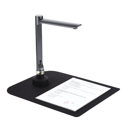 Tragbarer Dokumentenscanner F60A USB-Dokumentenkamera-Scanner, 5-Megapixel-HD-Kamera im A4-Erfassungsformat mit LED-Licht-Lehrsoftware for die Lehrerausbildung von JVDDI