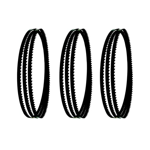 70-1/2 Zoll x 1/4 Zoll x 10TPI Bandsägeblatt, Holzbearbeitungswerkzeug Carbon-Bandsägeblatt, 3 STK 70-1/2 Zoll x 1/4 Zoll x 10TPI Bandsägeblatt, Holzbearbeitungswerkzeug Carbon-Bandsägeblatt, 3 STK von JWOO