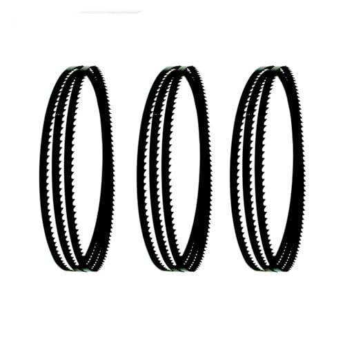 Carbon-Bandsägeblätter 56-1/8 Zoll x 1/4 Zoll x 3 TPI, tragbare Säge, Zubehör for Holzbearbeitungswerkzeuge, Metallbandsäge, 3 Stück von JWOO