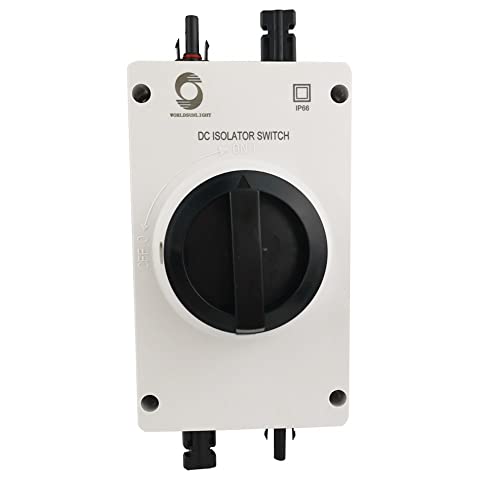 DC Trennschalter Solar Umschalter Ausschalter Freischalter 4-polig 32A 1000V DC Trennschalter Solar Umschalter Ausschalter Freischalter 4-polig 32A 1000V von JWS