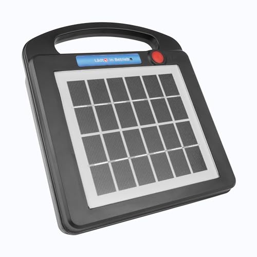 Weidezaungerät 12v Solar 12 Volt Elektrozaungerät 12V Elektrozaun Batterie, Weidezaungerät Solar Mini:1.8Km 75mJ ID6075 von JWS