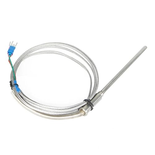 JXCHSWOU 1 stück 2 m Kabel 50-200 mm Sonde 900 grad K Typ J PT100 Ungeerdet 1 2 mm 3 mm 5 mm Controller Ummantelte Thermoelement Temperatur Sensor(J 3mm,50mm) von JXCHSWOU