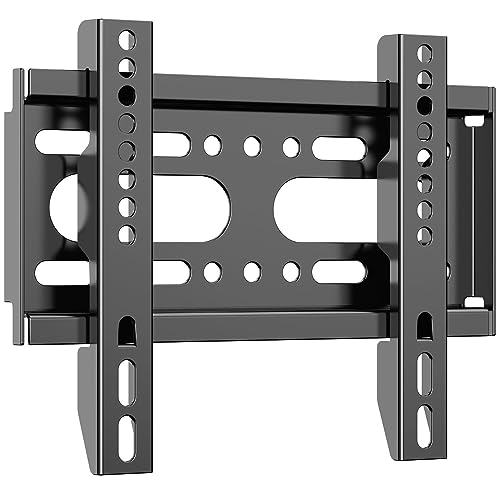JXMTSPW Feste TV-Wandhalterung für 14-42 Zoll, VESA bis 200 x 200 mm, Maximalgewicht 25 kg, 19 24 27 32 37 Zoll, ultradünne Wandhalterung für Monitor, TV-Wandhalterung von JXMTSPW