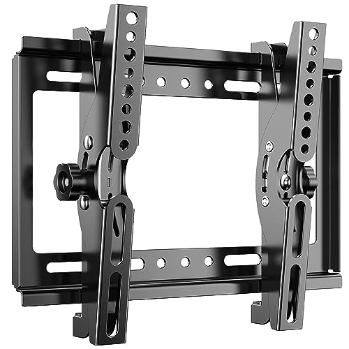 JXMTSPW TV-Wandhalterung, neigbar, für Bildschirme von 14 – 42 Zoll, Monitorhalterung, VESA-Halterung max. 200 x 200 mm, TV-Wandhalterung max. 25 kg von JXMTSPW