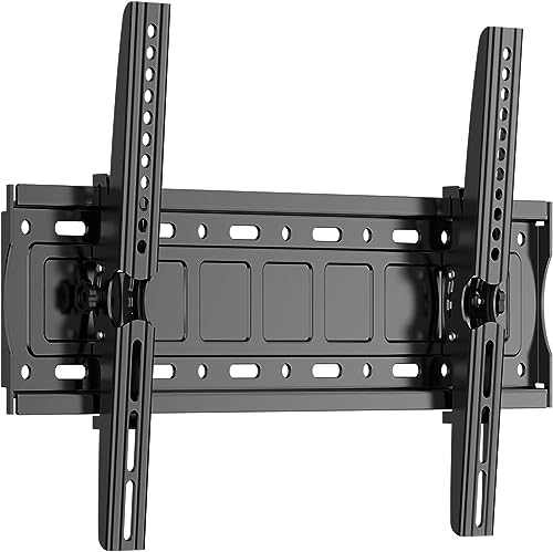 JXMTSPW TV Wandhalterung Neigbar Halterung für die 32-75 Zoll TV LCD LED Flach&Curved Fernseher Halterung hält bis zu 70kg, Max.VESA 600x400mm, Neigbare Fernseher Wandhalterung Einfache Installation von JXMTSPW