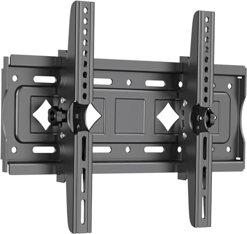 JXMTSPW TV Wandhalterung für 32-68 Zoll Flach&Curved Fernseher Monitoren bis zu 60kg, Max.VESA 400x400mm Wandhalterung Halterung 42 43 50 55 60 65 Neigbare TV Halterung,Universal TV Wall Mount Bracket von JXMTSPW