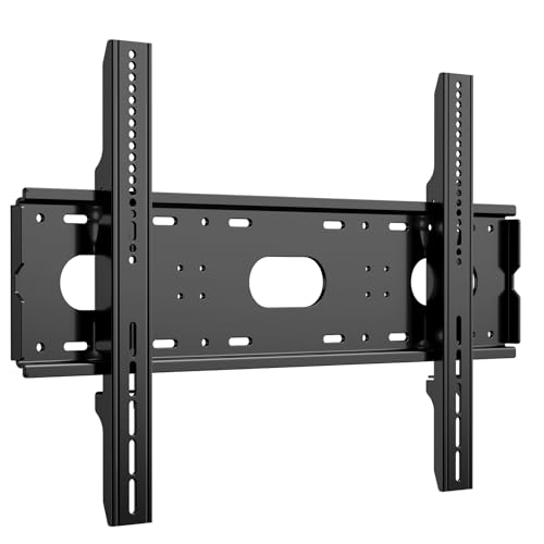 JXMTSPW TV Wandhalterung Fest TV Halterung für 42-90 Zoll Flach & Curved LCD LED Fernseher oder Monitor bis zu 100kg Max VESA 750x500mm Ultra Dünn Schwer TV Wandhalterung von JXMTSPW