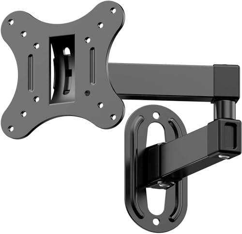 JXMTSPW TV Wandhalterung für 14-27 Zoll Schwenkbare Neigbare TV Halterung Fernseher bis zu 10Kg, max.VESA 100x100mm 17 19 21 24 Universal Monitor Wandhalterung JXMTSPW TV Wandhalterung für 14-27 Zoll Schwenkbare Neigbare TV Halterung Fernseher bis zu 10Kg, max.VESA 100x100mm 17 19 21 24 Universal Monitor Wandhalterung von JXMTSPW