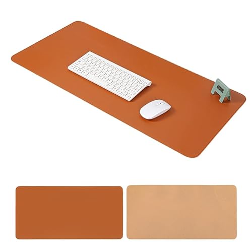Schreibtischunterlage, Mauspad Mit Leder Und Rutchfeste Wildleder, Multifunktionales Office Mousepad Laptop Schreibunterlage, Tischschutz Unterlage Für Büro/Home-Office (Hellbraun + Kork,100cm*50cm) Schreibtischunterlage, Mauspad Mit Leder Und Rutchfeste Wildleder, Multifunktionales Office Mousepad Laptop Schreibunterlage, Tischschutz Unterlage Für Büro/Home-Office (Hellbraun + Kork,100cm*50cm) von JXpxbao