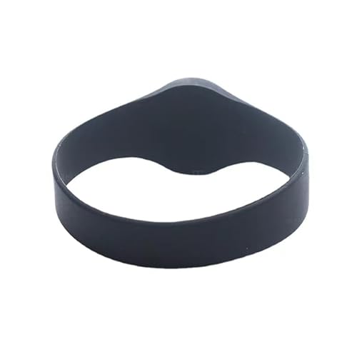 JYJRFID Klassisches 1K RFID-Silikon-Armband, 13,56 MHz, wasserdicht, NFC-Silikon-Armband, Schwarz 10 von JYJRFID