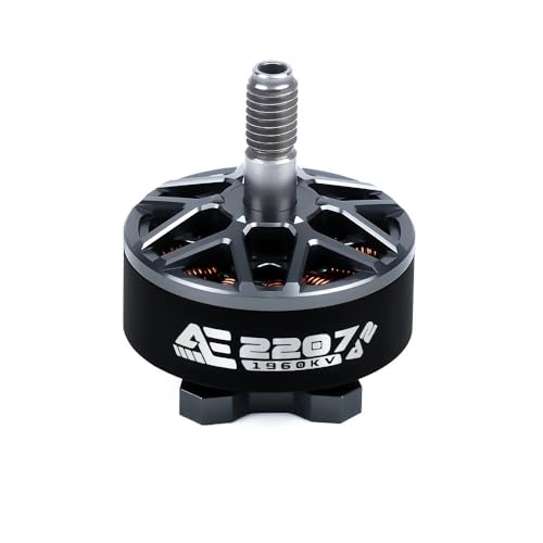 Drohnenteile Für AxisFlying AE2207 V2 1860KV 1960KV 4~6S Lipo Brushless Motor 5mm Welle Geeignet für 5 Zoll Propeller Flower Fly Traversing Drone(1PC 1960KV) von JYJYGDM