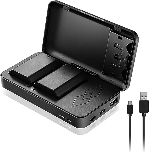 JYJZPB 2X 2280mAh NP-FZ100 Ersatz Akku und Ladegerät für Sony Kamera Alpha 7 IV, 7 III, A6700, A7C, A7C II, FX3, FX30, ZV-E1, A1, A9, A9 II, A7R V, A7R IV, A7R III, A6600, α7CR Akkupack der Z-Serie JYJZPB 2X 2280mAh NP-FZ100 Ersatz Akku und Ladegerät für Sony Kamera Alpha 7 IV, 7 III, A6700, A7C, A7C II, FX3, FX30, ZV-E1, A1, A9, A9 II, A7R V, A7R IV, A7R III, A6600, α7CR Akkupack der Z-Serie von JYJZPB