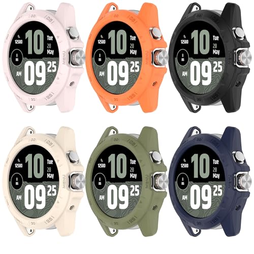 JYMYI 6 Stück Hülle Kompatibel mit Ticwatch Atlas Watch, Schutzhülle Clear Silikon Ultradünne Kratzfest Transparent TPU Case Abdeckung Cover Tasche Shell für Ticwatch Atlas Watch Uhrenzubehör (Farbe) JYMYI 6 Stück Hülle Kompatibel mit Ticwatch Atlas Watch, Schutzhülle Clear Silikon Ultradünne Kratzfest Transparent TPU Case Abdeckung Cover Tasche Shell für Ticwatch Atlas Watch Uhrenzubehör (Farbe) von JYMYI