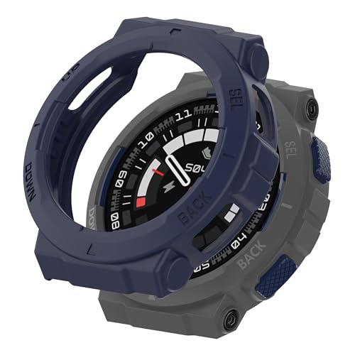 JYMYI Gehäuse für Amazfit Active Edge Displayschutzfolie Gehärteter Film, PC Watch Cover Kratzfest Schutzhülle Abdeckung Tasche für Amazfit Active Edge Uhrengehäuse Protective Screen Hülle (Blau) JYMYI Gehäuse für Amazfit Active Edge Displayschutzfolie Gehärteter Film, PC Watch Cover Kratzfest Schutzhülle Abdeckung Tasche für Amazfit Active Edge Uhrengehäuse Protective Screen Hülle (Blau) von JYMYI