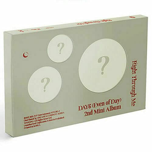 DAY6 EVEN OF DAY RIGHT THROUGH ME 2nd Mini Album. 1ea CD+84p Photo Book+1ea Photo Card +1ea Unit Photo Card+1ea Post Card+1ea Still Cut Sticker K-POP SEALED+TRACKING NUMBER DAY6 EVEN OF DAY RIGHT THROUGH ME 2nd Mini Album. 1ea CD+84p Photo Book+1ea Photo Card +1ea Unit Photo Card+1ea Post Card+1ea Still Cut Sticker K-POP SEALED+TRACKING NUMBER von JYP ENTERTAINMENT