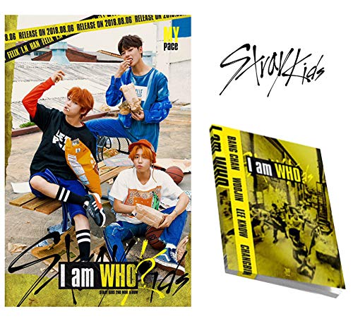I am WHO 2nd Album Stray Kids [Who ver.] CD + Fotobuch + 3 Fotokarten + Lyrics Poster Sealed von JYP ENTERTAINMENT