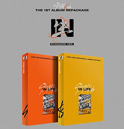 STRAY KIDS [IN生 / IN LIFE] 1st Repackage Album STANDARD [A + B] 2 VER SET. 2ea CD+2ea Photo Book(each 72p)+4ea Photo Card+2ea Post Card+TRACKING CODE K-POP SEALED von JYP ENTERTAINMENT