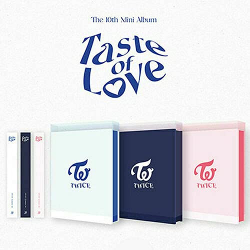 TWICE [TASTE OF LOVE] 10th Mini Album [ TASTE ] VER. CD+76p Photo Book+Lenticular Card+Taste Card+Coaster Card+5 Photo Card von JYP ENTERTAINMENT