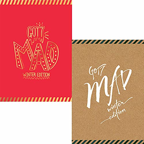 GOT7 [ MAD ] 4th Mini Album [ HAPPY + MERRY ] 2 Ver FULL SET. 2ea CD+2ea Lyrics+2ea Diary+6ea Sticker+44ea Post Card+4ea Paper Frame+2ea Store Gift Photo Card K-POP SEALED+TRACKING NUMBER von JYP Ent.