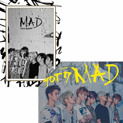 GOT7 [ MAD ] 4th Mini Album [ HORIZONTAL + VERTICAL ] 2 Ver FULL SET. 2ea CD+2ea Photo Book+2ea Photo Card+2ea Store Gift Photo Card K-POP SEALED+TRACKING NUMBER von JYP Ent.